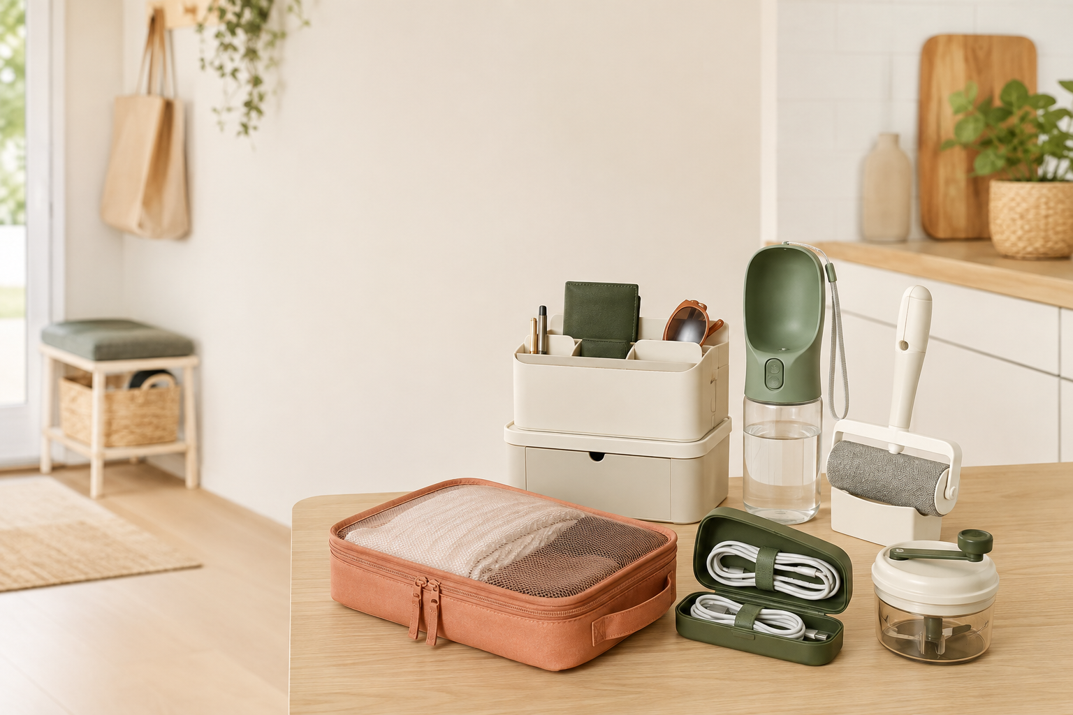 A curated group of practical home and pet accessories